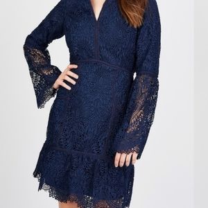 Juicy Couture Navy Bell Sleeve Dress